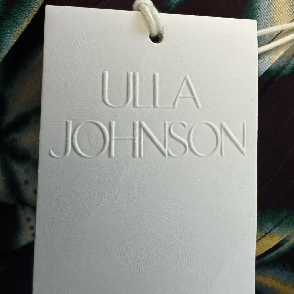 Ulla Johnson Womens Rosie Top Size 2 Olivinite Short Sleeve New with tags blouse - Picture 8 of 11